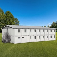 Maisons modulaires à installation rapide, Tiny HomeVilla, maison préfabriquée à deux étages, structure en acier préfabriquée, maisons modernes de luxe en conteneurs