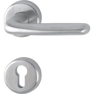 Cardiff Stainless Steel PZ DIN F69 Rosette Set E1850Z/17KV/17KVS HOPPE <b>Storage</b> <b>Lockers</b> Left/Right D/D for Optimal Functionality - Product Image 1