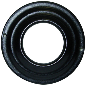 Rosone per Tubi Stufe a Pellet Colore Nero Opaco Cm. 10 - Product Image 1