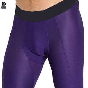 Pakistan Made High Quality <b>Men</b> <b>Compression</b> <b>Shorts</b> with Elastic Waist Quick Dry & Breathable Fabric-Private Label for Adults - Product Image 2