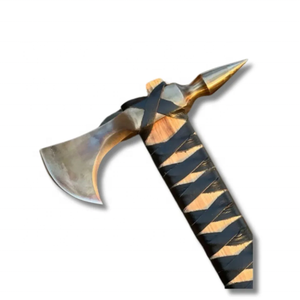 Hache Viking Tomahawk de qualité industrielle Steel Craft International, tête en acier à haute teneur en carbone, manche en bois de frêne, longueur 18 pouces - Product Image 1