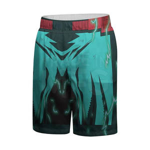 Pantalones cortos de sublimación de estilo de calle al mejor precio del fabricante OEM patrón sólido algodón antiarrugas característica nuevo diseño Stock - Product Image 3