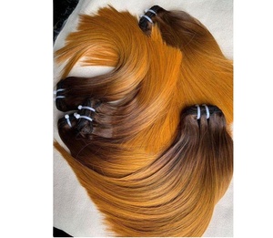 Extensiones de cabello humano vietnamita de alta calidad, cabello trenzado liso de hueso, doble estiramiento, extensiones de cabello de donador - Product Image 2