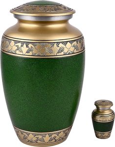 El juego de urnas sólidas de Venta caliente está compuesto por una urna para adultos de tamaño completo de Loving Family, una cada token a juego, urnas funerarias, token para adultos - Product Image 4