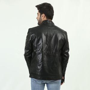 Chaqueta de Cuero Genuino de Piel de Oveja para Hombre, Estilo Café Racer, Chaquetas de Cuero Vintage, Todas las Tallas, Chaqueta Personalizada para Hombre - Product Image 2