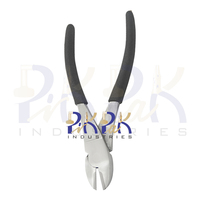 Cortador Diagonal TC con Mordazas de Acero Inoxidable de 200mm, Mango de Espuma Mate, para Joyería, Manualidades DIY, Crimpado de Alta Resistencia, Alambre de Pesca