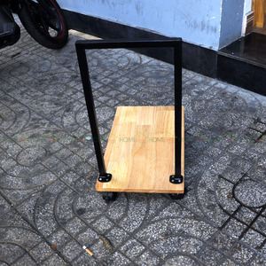 Support CPU carré en bois KCPU68003-50x30x50 (cm) avec design horizontal en stock - Product Image 2