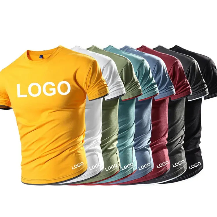 2024 nouveauté Logo personnalisé Compression respirant athlétique gymnastique matériel de haute qualité t-shirt séchage rapide Sport t-shirt pour hommes