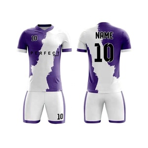 Maillot de football à impression numérique par Sublimation à séchage rapide de haute qualité avec logo personnalisé nom de l'équipe ensembles d'uniformes de football - Product Image 1