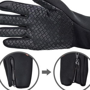 Gants de cyclisme élégants en cuir sans doigts avec rembourrage en mousse Respirant Paume antidérapante Gant d'équitation antidérapant pour la gymnastique en plein air - Product Image 5