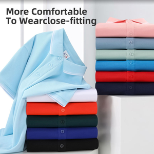 Golf pour hommes de haute qualité pour polo 100% coton motif de Sublimation chaude coupe unie tissu tricoté prix de gros - Product Image 2