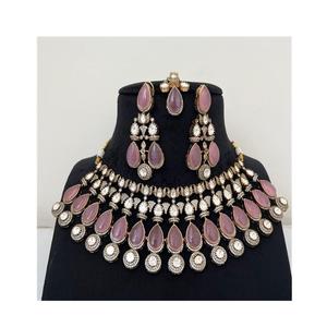 Collar de diamantes americano de moda circón brillante diseñado para mujeres niñas para compromiso de boda - Product Image 1