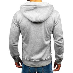 Sweat à capuche zippé à manches longues pour homme, automne-hiver, sweat à capuche d'usine, logo personnalisé, sweat à capuche lourd, entièrement zippé - Product Image 3