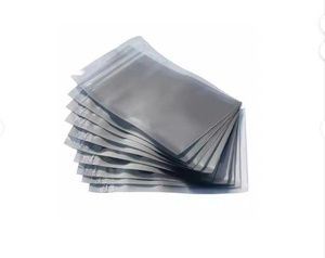 Origine du Vietnam personnalisé petite pochette plate doux au toucher fermeture éclair haut Mylar sac en plastique PET pour noix riz sucre stockage odeur preuve - Product Image 4