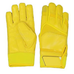 Gants de baseball/softball en cuir personnalisés, imperméables, antidérapants, avec sangle de poignet réglable, unisexe, pour adultes, toutes saisons, en gros - Product Image 5