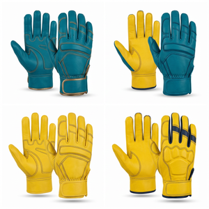 Gants de baseball personnalisés en gros OEM, cuir de qualité supérieure, durables, prise confortable pour l'entraînement, les sports, les activités de plein air, équipements de performance - Product Image 3