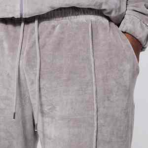 Chándal de terciopelo de calidad superior para hombre, conjunto de invierno con capucha y pantalones de chándal, las mejores características, chándal de terciopelo único Unisex para hombre - Product Image 3