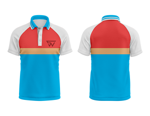 Vente en gros de vêtements de sport de haute qualité pour hommes, T-shirt polo, mélange de coton et de polyester, logo personnalisé, panneau blanc, logo bicolore à l'avant - Product Image 5