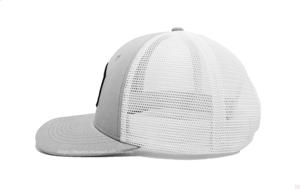 Custom Logo 6-Panel Adjustable Trucker Hat High Quality 100% Cotton Sports Hat Woven Patches Fashionable Casual - Product Image 3