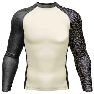 Chemises de compression à manches longues pour hommes, anti-UV, respirantes, à séchage rapide, écologiques, avec logo personnalisé, pour BJJ MMA, très vendues - Product Image 1