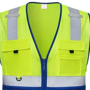 Gilet haute visibilité pour homme de qualité supérieure, dernier style, prix abordable, respirant, léger, avec logo/couleurs personnalisés - Product Image 3