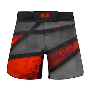 กางเกงขาสั้น MMA สำหรับผู้ชายกางเกงขาสั้นน้ำหนักเบาออกแบบได้ตามต้องการโลโก้ใหม่ล่าสุด - Product Image 3