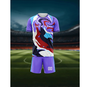 Camiseta de fútbol americano hecha a medida de alta calidad, Camiseta corta de equipo de sublimación impresa, camiseta de fútbol y fútbol americano Premium - Product Image 5