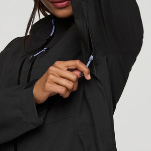 Chaqueta Cortavientos de Mujer con Logotipo Personalizado de Alta Calidad, Chaqueta con Capucha y Cremallera Delantera, Tejida y Transpirable, al por Mayor - Product Image 6