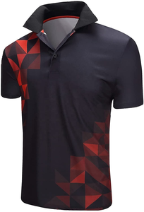 Polo Camiseta Hombre Manga corta Poliéster Ropa deportiva Tops Polo de secado rápido Hombres Ropa de entrenamiento para correr al aire libre - Product Image 3