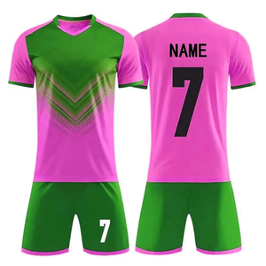 Uniformes de Fútbol de Calidad 2025, Conjuntos de Camisetas de Fútbol, Poliéster/Algodón, Sublimación, Transpirables, Ecológicos, Cortos y Ligeros - Product Image 6