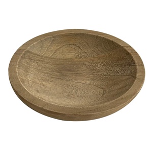 ชามไม้สำหรับจัดแสดงตกแต่งโต๊ะกาแฟทำจากไม้ paulownia ขนาด11.8นิ้ว - Product Image 3