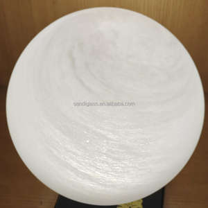 500mm lune opale verre blanc <span class=keywords><strong>Globe</strong></span> abat-jour givré <span class=keywords><strong>remplacement</strong></span> abat-jour pour suspension plafonnier lampe de Table - Product Image 6