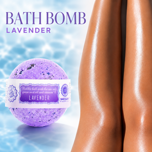 Bombe de bain relaxante à la lavande pour l'aromathérapie et le bien-être, faite à la main, avec sel marin et vitamine E, pour une peau douce, qualité supérieure, fabriquée en UE - Product Image 2