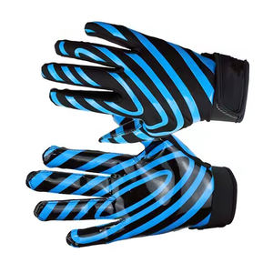 Nouveaux gants de football américain à la mode pour hommes et impression de logo Gants de football américain légers à séchage rapide - Product Image 5