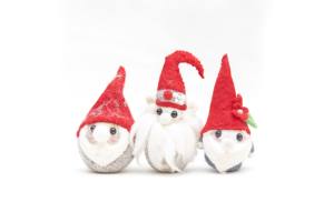 Los Mejores Adornos de Gnomo de Fieltro Coloridos del Himalaya - Decoración Navideña Artesanal, Modelo de Exhibición Navideña Original BH-FT-03 Personalizado - Product Image 3