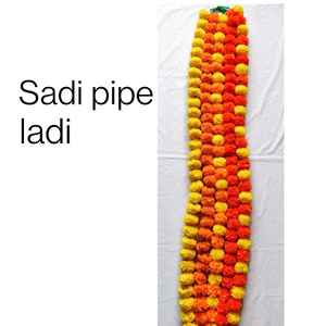 Décoration artisanat inde Shoppees guirlande de fleurs de souci artificielles pour la décoration - Product Image 3