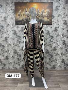 Ensemble de cordon en soie élégant, pur crape naturel pour femmes, salwar kameez - ethnique, séchage rapide, toutes saisons - Product Image 2