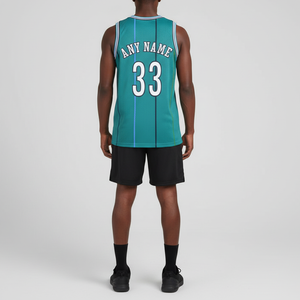 Maillots de basket-ball personnalisés pour hommes, respirants, antibactériens, grande taille, uniformes en polyester, ensembles de logo par sublimation - Product Image 2