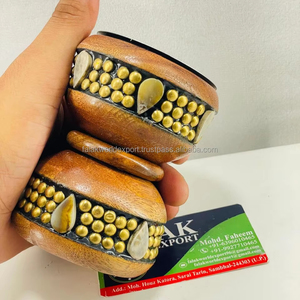 Nouveauté : Ensemble de brûleur à encens arabe en bois Bakhoor pour la décoration de la maison et la fragrance, nouveau modèle tendance au Moyen-Orient pour le Ramadan - Product Image 1