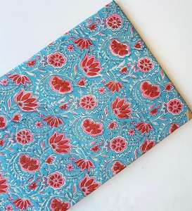 ผ้าฝ้าย100% ระบายอากาศได้ดีผ้าพิมพ์ลายทำด้วยมือผ้าฝ้ายมรดก jaipur แบบดั้งเดิมเป็นมิตรกับสิ่งแวดล้อม - Product Image 5