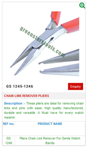 Alicates removedores de eslabones de cadena GS 1246 Herramientas de joyería para joyería - Product Image 2