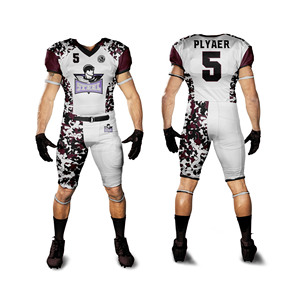 Diseño personalizado 2025 Uniformes de Ligas de Fútbol Americano Aparejos Juveniles Sarga Uniformes de Fútbol Americano Adultos Jerseys de Estilo Profesional - Product Image 6