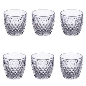 Set di 6 Bicchieri d'Acqua in Vetro Premium Diamond Balloom da 350ml - Product Image 1
