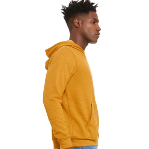 Usine en gros 100% coton polaire à capuche pour hommes pull Style en relief hiver saison taille 6XL Logo personnalisé conception solide - Product Image 2