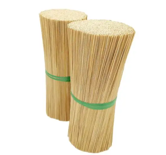 Ahşap yuvarlak Vietnam bambu tütsü çubukları toptan Keico şirketi