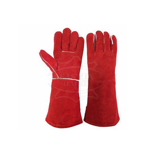 ถุงมือเชื่อมหนังคุณภาพสูง ผลิตในปากีสถาน ขายส่ง ราคาแข่งขัน ระบายอากาศได้ดีและทนทาน - Product Image 2