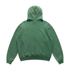 Pull à capuche en molleton de coton surdimensionné 100% unisexe Streetwear lourd broderie de poche kangourou à séchage rapide vêtements d'hiver - Product Image 6
