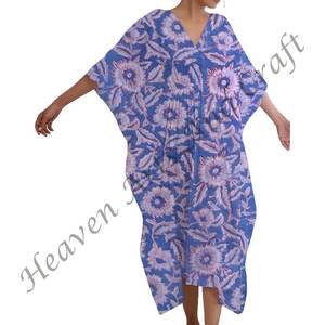 2026 Jalabiya Designer <b>Women's</b> Cotton Long <b>Kaftan</b> BPK078 Islamic <b>Dress</b> Long <b>Kaftan</b> Jilbab Gown Muslim Abaya for Plus Size <b>Women</b> - Product Image 2