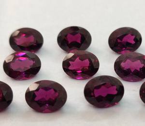 โรโดไลต์การ์เนตสีชมพูธรรมชาติ ทรงรี ขนาด 7x9 มม. เจียระไน - โรโดไลต์การ์เนตสีชมพูพลอยหลวม คุณภาพเยี่ยม - Product Image 3