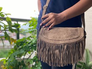 Sacs en cuir suédé pour femmes, sac à franges Boho, Unique et élégant, vente en gros - Product Image 4